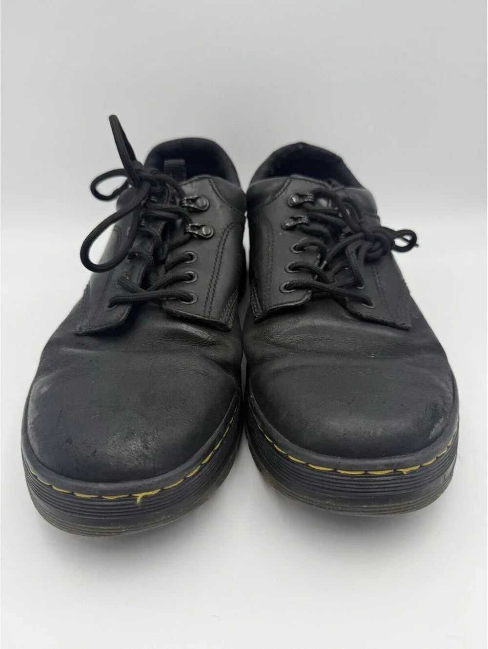 Doc Martens Reeder Black Utility Lace Oxfords Air Wair Shoes - US Men’s 12